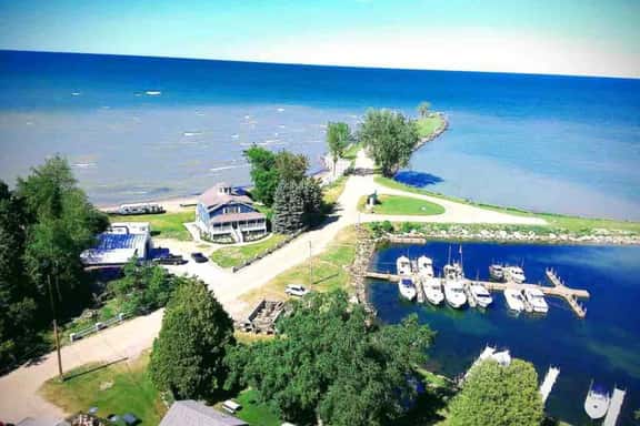 Grindstone Lighthouse on Lake Huron Private Beach - Image 1